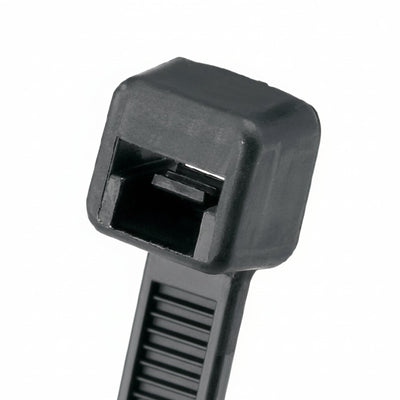 Panduit 15" 50lb Black UV Weather Resistant Pan-Ty® Locking Cable Ties 1000/bag Part # PLT4S-M0