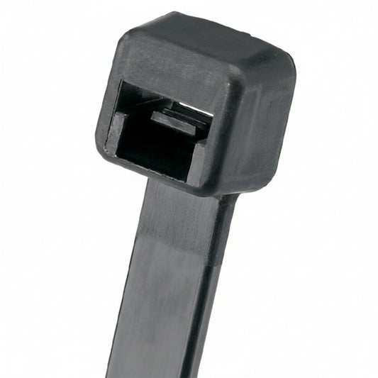 Panduit 7" 50lb Black UV Weather Resistant Pan-Ty® Locking Cable Ties 1000/bag Part #PLT2S-M0
