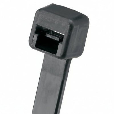 Panduit 7" 50lb Black UV Weather Resistant Pan-Ty® Locking Cable Ties 1000/bag Part #PLT2S-M0