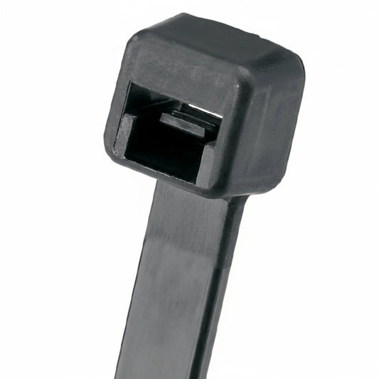 Panduit 12" 50lb Black UV Weather Resistant Pan-Ty® Locking Cable Ties 100/bag Part #PLT3S-C0