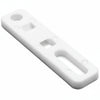 HellermannTyton CTAP210C2 Cable Tie Anchor Mount, .20 x.70" Hole Dia, .20" Max Tie Width, PA66, White, 100/pkg