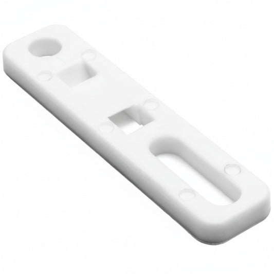 HellermannTyton CTAP210C2 Cable Tie Anchor Mount, .20 x.70" Hole Dia, .20" Max Tie Width, PA66, White, 100/pkg