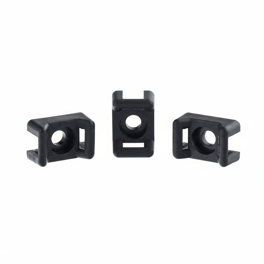 Saddle Mount #6 Screw Black 100/bag