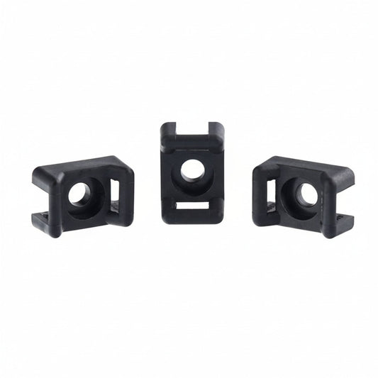 Saddle Mount #10 Screw Black 100/bag