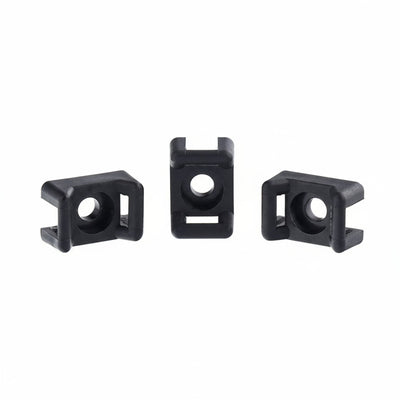 Saddle Mount #6 Screw Black 100/bag