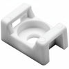 HellermannTyton CTM10C2 Cable Tie Anchor Mount, .58" x .37", .19" Hole Dia, .2" Max Tie Width, PA66, Black, 100/pkg