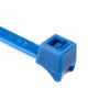 HellermannTyton CTT60R6M4 Clamp Tie, 8" Long, 60lb Tensile Strength, PA66, Blue, 1000/pkg