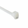 HellermannTyton CTT60R9C2 Clamp Tie, 8" Long, 60lb Tensile Strength, PA66, Natural, 100/pkg
