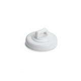 Magnetic Cable Tie Mount, Large, 0.91" Dia, Neodymium Magnet/POM/ST, 15lb Pull Force, White, 10/bg