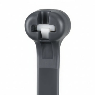 Panduit 4” 18lb. Black Heat Stabilized Dome-Top Barb Ty Cable Ties 1000/bag Part # BT1M-M30