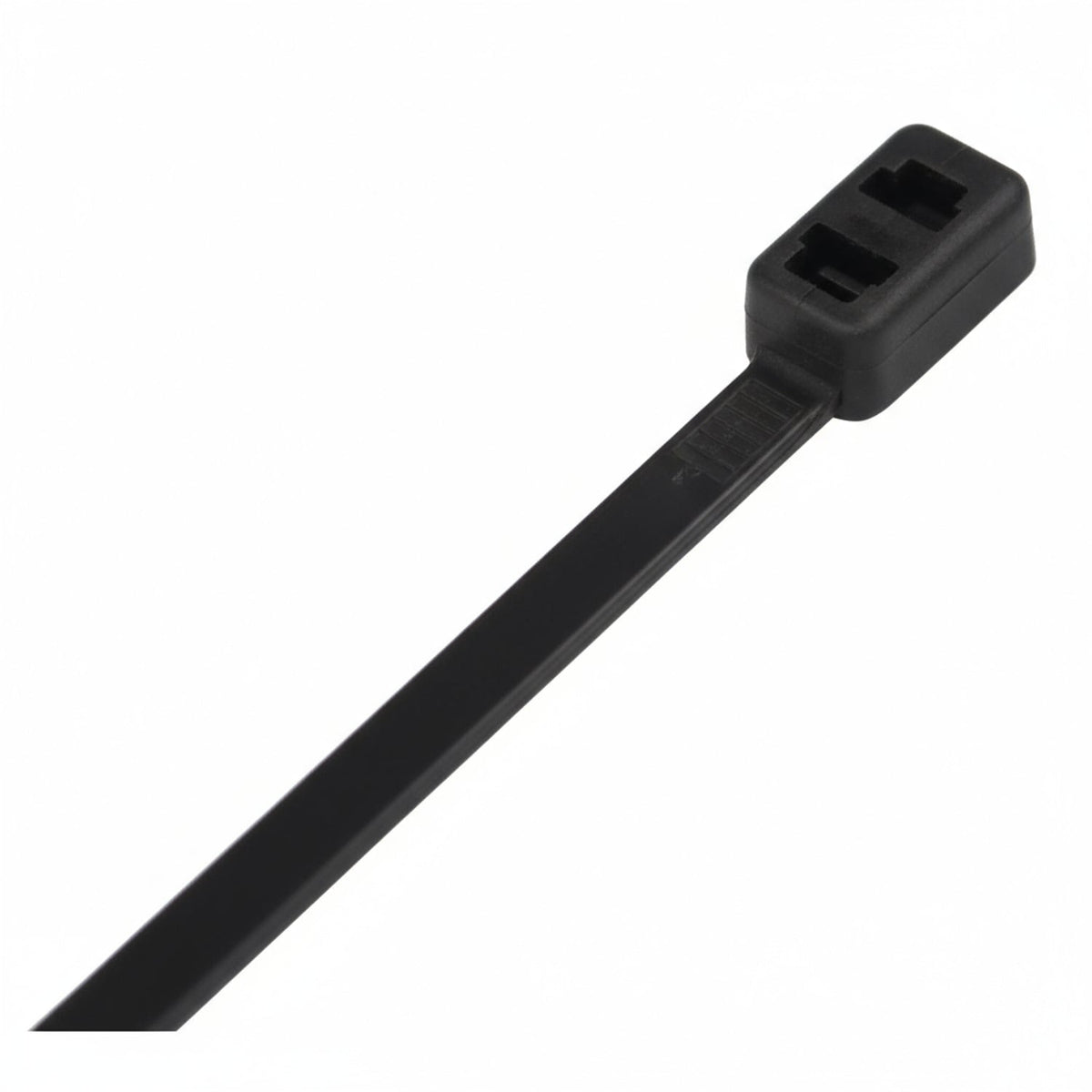 8" 50lb Black Double Loop Cable Ties 500/bag Part #DL8-50-0D