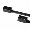 14" 50lb Black Double Loop Cable Ties 100/bag Part #DL14-50-0C