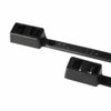 12" 50lb Black Double Loop Cable Ties 500/bag Part #DL12-50-0D