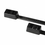 8" 50lb Black Double Loop Cable Ties 500/bag Part #DL8-50-0D