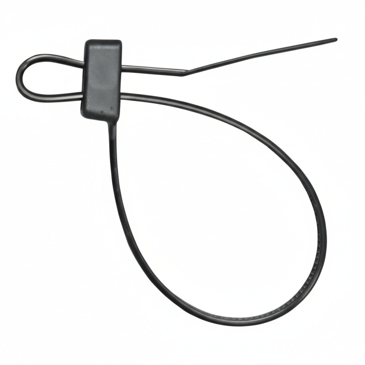 8" 50lb Black Double Loop Cable Ties 100/bag Part #DL8-50-0C