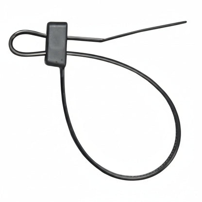 8" 50lb Black Double Loop Cable Ties 100/bag Part #DL8-50-0C