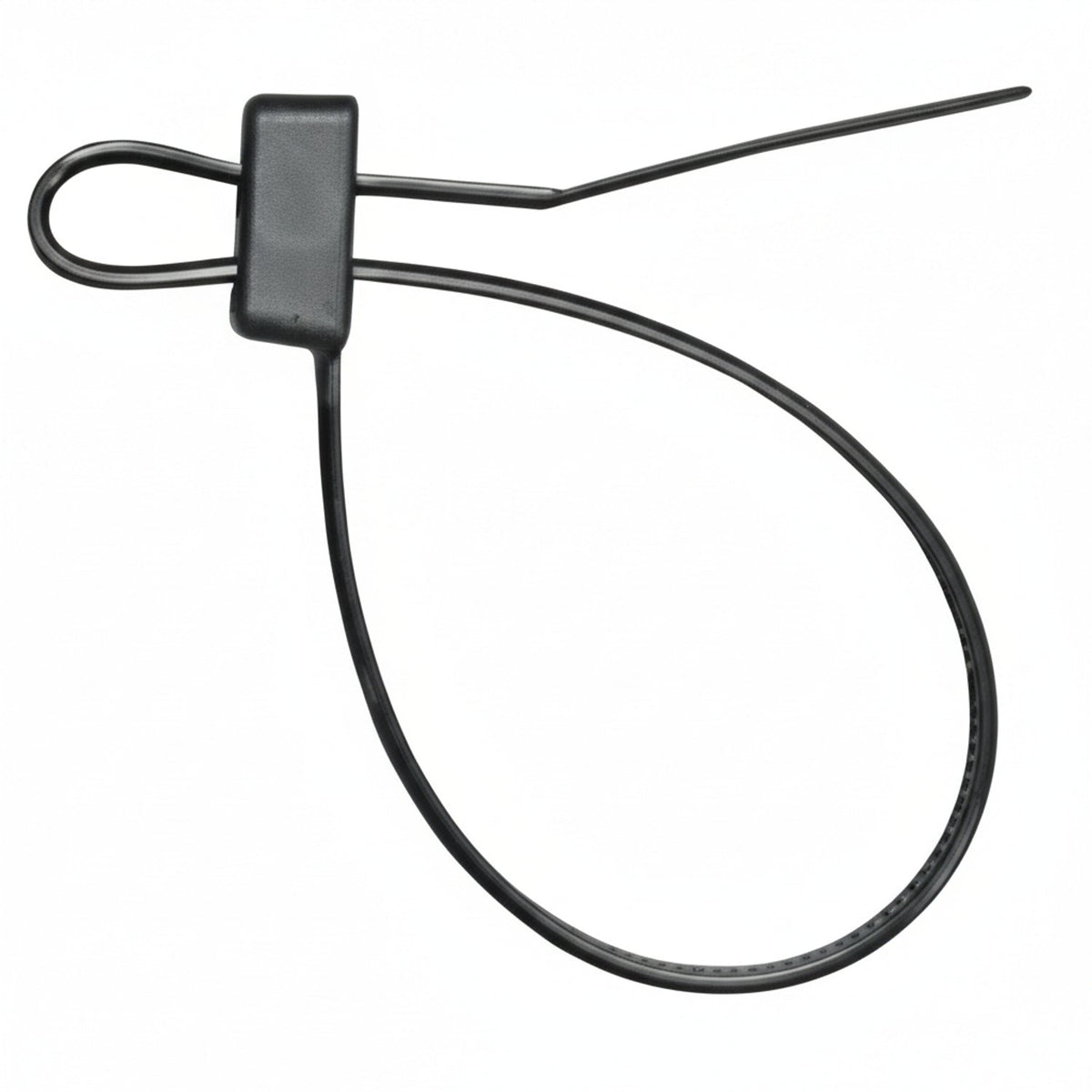 8" 50lb Black Double Loop Cable Ties 500/bag Part #DL8-50-0D