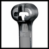 Panduit 14" 40lb UV Black Weather Resistant Dome-Top Barb Ty Cable Ties 1000/bag Part #BT4I-M0