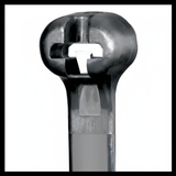 Panduit 14" 40lb UV Black Weather Resistant Dome-Top Barb Ty Cable Ties 1000/bag Part #BT4I-M0