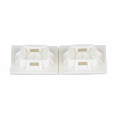 Panduit 4-Way Nylon Cable Tie Holder 1"x1" White ABM100-AT-D