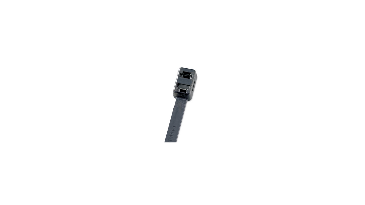 Panduit PLB2S-C0 7.6" Black Nylon Cable Tie 50lb Weather-Resistant