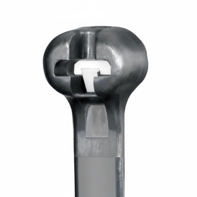 Panduit 15" 120lb Black UV Weather Resistant Dome-Top Barb Ty Cable Ties 50/bag, Part #BT4LH-L0