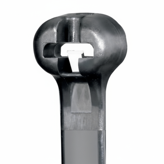 Panduit 21" 120lb Black UV Weather Resistant Barb Ty Cable Ties 50/bag, Part #BT6LH-L0