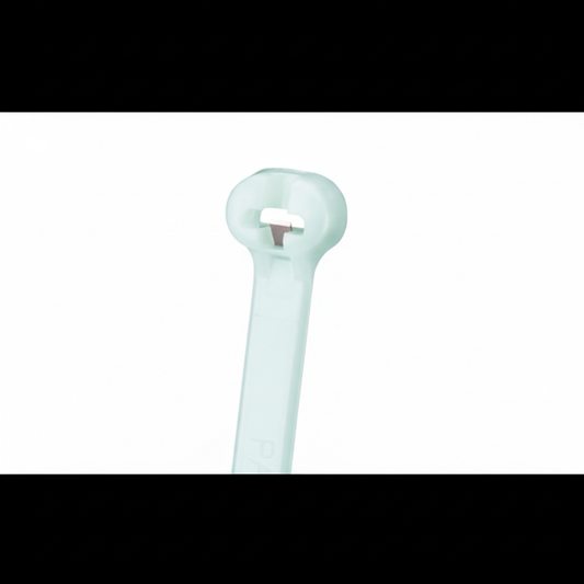 Panduit 18" 120lb Natural Dome-Top Barb Ty Cable Ties 100/bag, Part #BT5LH-C