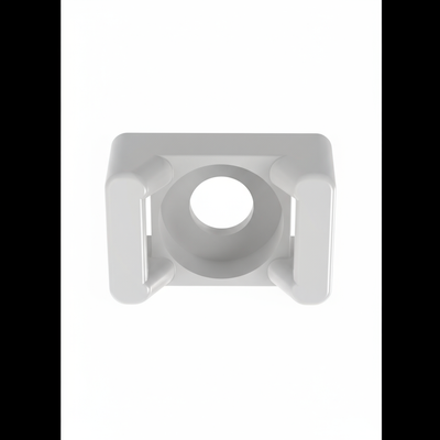 Panduit TM2R6-C Cable Tie Mount, Natural, PA 6.6, 0.63x0.43", #6 Rivet, PK100