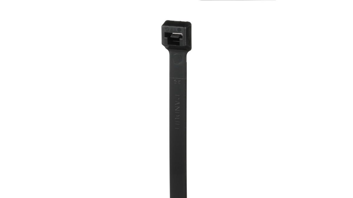 Panduit PLT5H-C0 Pan-Ty® Locking Cable Tie, Black, 17.7" Length, 175 lb Tensile Strength, 100/Bag