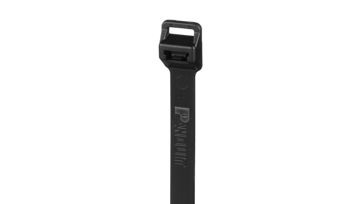 Panduit PRT12EH-C0 Pan-Ty® Releasable Lashing Cable Tie, Black, 40.1" Length, 250 lb Tensile Strength, 100/Bag