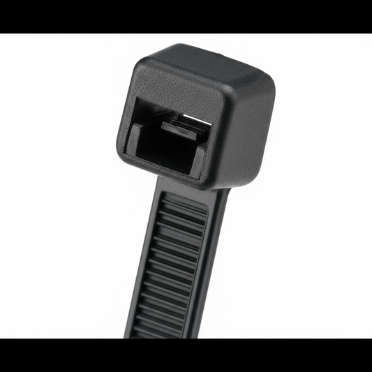 Panduit 28" 120lb Black UV Weather Resistant Pan-Ty® Locking Cable Ties 50/bag Part #PLT8LH-L0