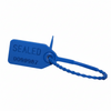 10" 18lb Blue Equilock Adjustable Tamper Resistant Plastic Security Seal 1,000/Bag
