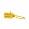 7" 18lb Yellow Equilock Adjustable Tamper Resistant Plastic Security Seal 100/Bag