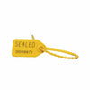 7" 18lb Yellow Equilock Adjustable Tamper Resistant Plastic Security Seal 1,000/Bag