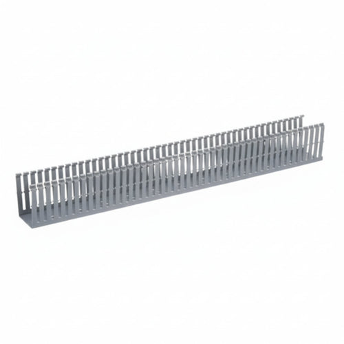 Panduit F2X3LG6 Narrow Slot Wiring Duct, No cover - 6 per pack