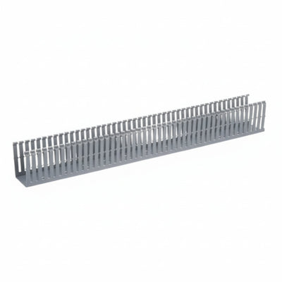 Panduit F2X3LG6 Narrow Slot Wiring Duct, No cover - 6 per pack
