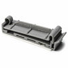 HellermannTyton FC2.2AH4 Flat Ribbon Cable Clamp, Adhesive, 2.2'' Max Cable Width, 0.156" Hole Dia, PA66, Gray, 500/pkg