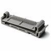 HellermannTyton FC2.2H4 Flat Ribbon Clamp, 2.2" Max Cable Width, 0.156" Hole Dia, PA66, Gray, 500/pkg