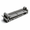 HellermannTyton FC2.2K2 Flat Ribbon Clamp, 2.2" Max Cable Width, 0.156" Hole Dia, PA66, Gray, 50/pkg