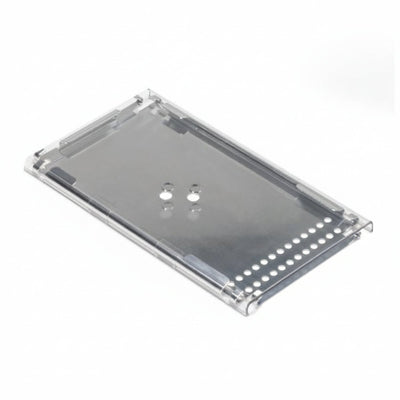 HellermannTyton FEST12 Splice Tray, Short (8") 12 Fiber (Metal with Clear Cover)