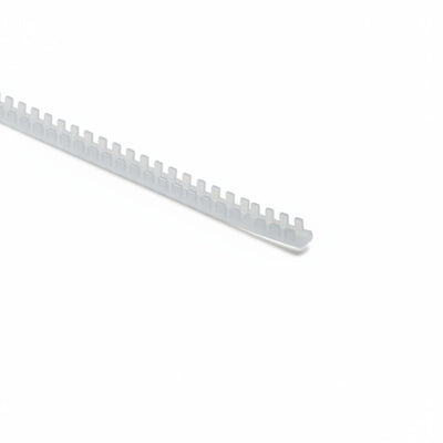 HellermannTyton FHB Grommet, Panel Thickness 0.051''-0.083'', PA6, Natural, 82ft/pkg