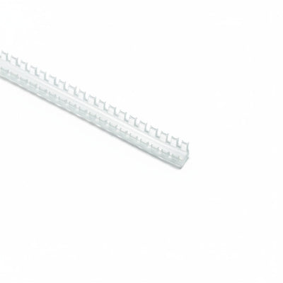 HellermannTyton FHC Grommet, Panel Thickness 0.083''-0.130'', PA6, Natural, 82ft/pkg