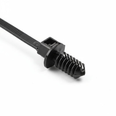 8" 50lb UV Black Fir Tree Cable Ties 100/bag Part # 8-50-Fir Tree