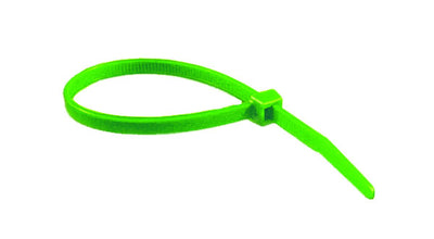 8" 50lb Florescent Green Cable Ties 100/bag Part # C8-50-Flor Green 1