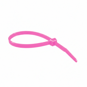 11" 50lb Fluorescent Pink Cable Ties 100/bag Part # C11-50-Flo Pink