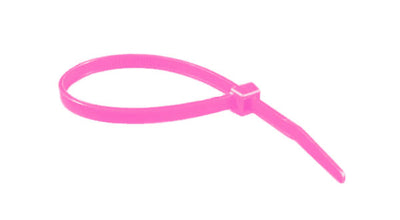 8" 50lb Florescent Pink Cable Ties 100/bag Part # C8-50-Flor Pink 1