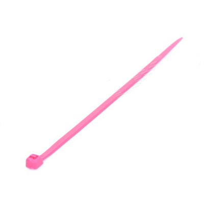 8" 40lb Florescent Pink Cable Ties 100/bag Part # C8-40-Flor Pink 1