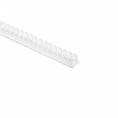HellermannTyton FPD Grommet, Panel Thickness 0.130''-0.189'', PE, Natural, 82ft/pkg