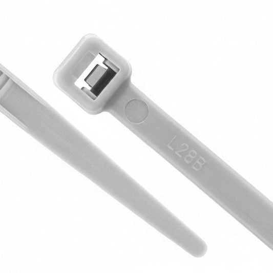 6" 40lb Gray Cable Tie 100/bag